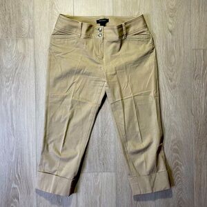 WHBM Mid-Rise Crop Khakis